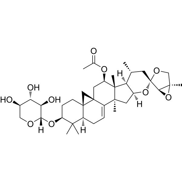 23-Epi-26-deoxycimicifugoside Chemical Structure