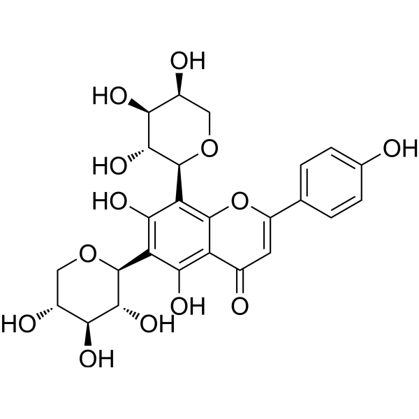 Apigenin-6-C-β-<em>D</em>-xylopyranosyl-8-C-α-<em>L</em>-arabinopyranoside