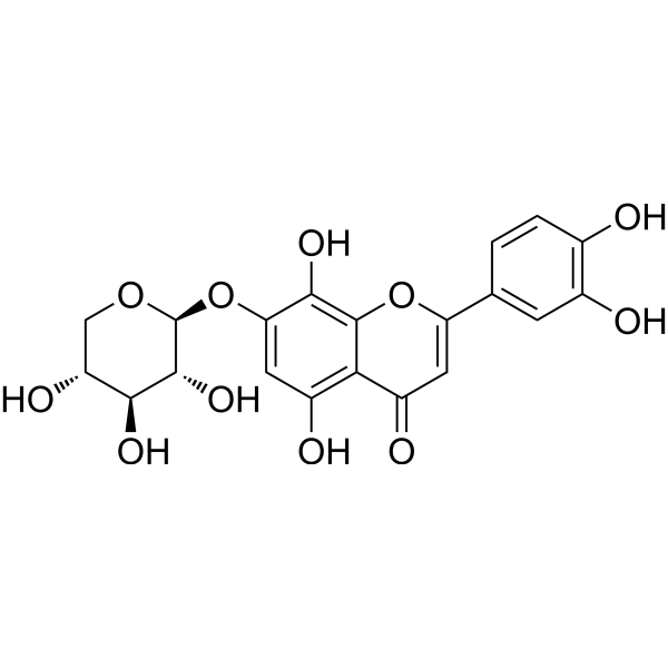 Hypoletin-7-O-β-D-xylopyranoside Chemical Structure