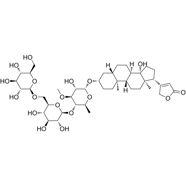 α-Thevetin B Chemical Structure