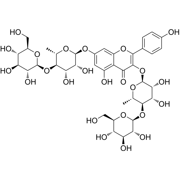 Kaempferol 3,7-bis(α-<em>L</em>-rhamnose-<em>D</em>-glucose)