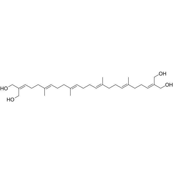 Tetrahydroxysqualene 화학구조