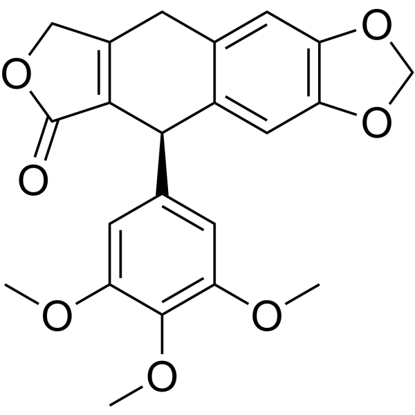 β-Apopicropodophyllin Chemical Structure
