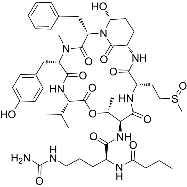 Sadopeptins B Chemical Structure