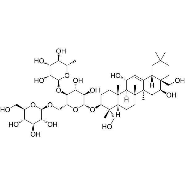 11(α)-Hydroxynepasaikosaponin k Chemical Structure