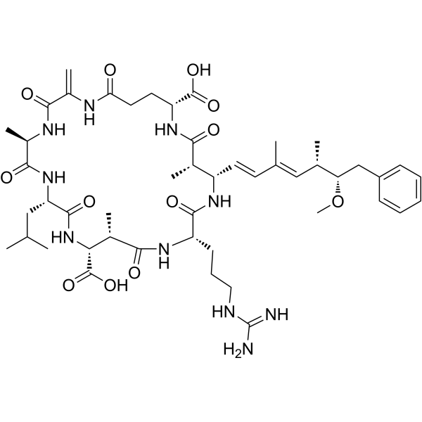 7-Desmethylmicrocystin-LR Chemical Structure