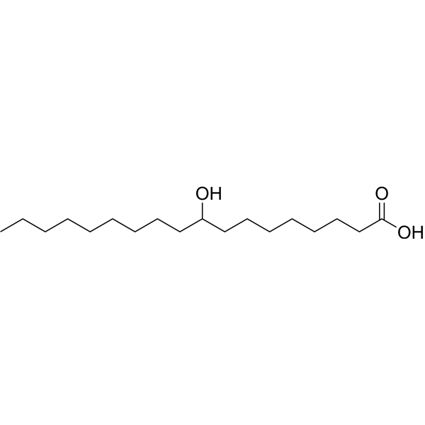 9-Hydroxyoctadecanoic acid Chemical Structure