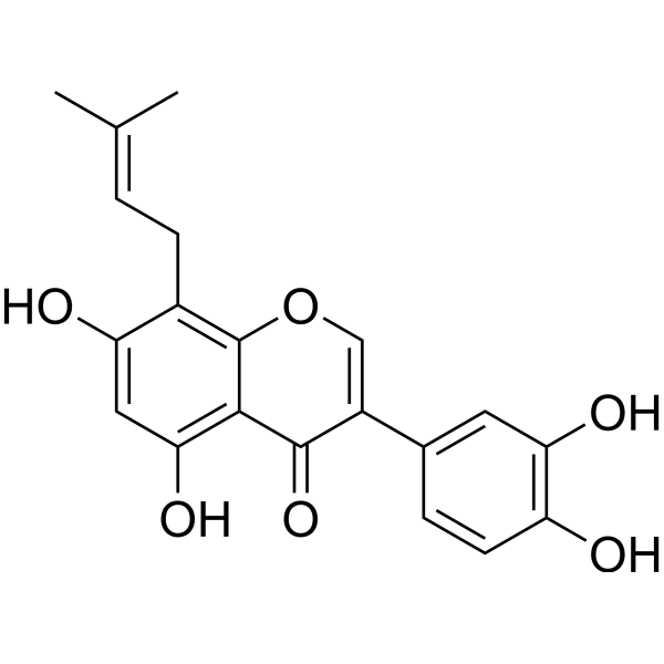 Gancaonin L Chemical Structure