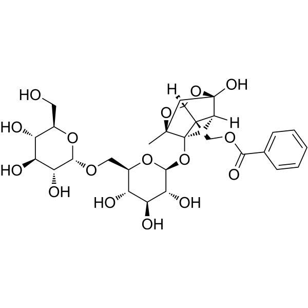 Isomaltopaeoniflorin Chemical Structure