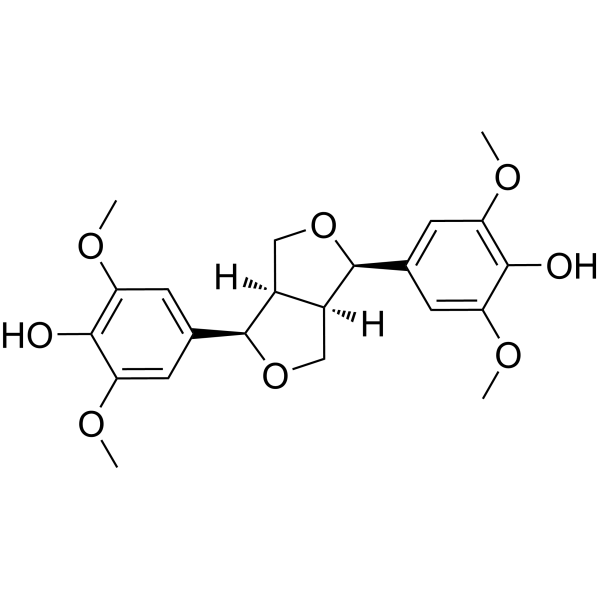 (+)-Diasyringaresinol Chemical Structure