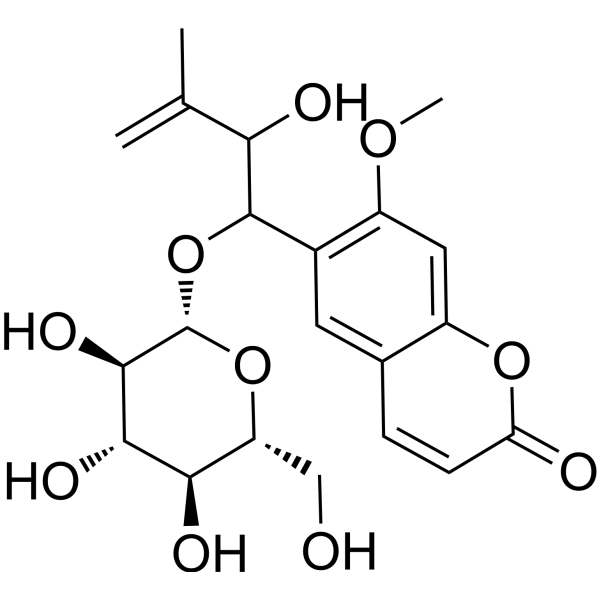 11-O-β-D-glucopyranosyl thamnosmonin Chemical Structure