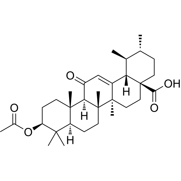 3-Acetyl-11-keto-ursolic acid Chemical Structure