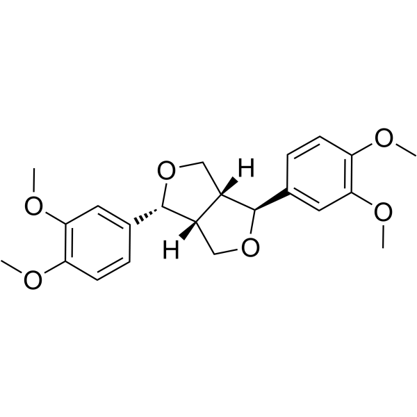 (+)-Epieudesmin Chemical Structure