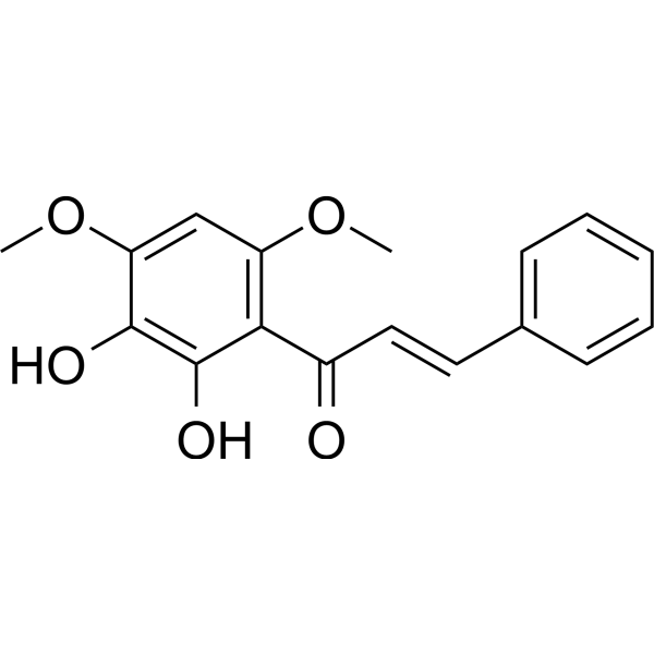 2',3'-Dihydroxy-4',6'-dimethoxychalcone Chemical Structure