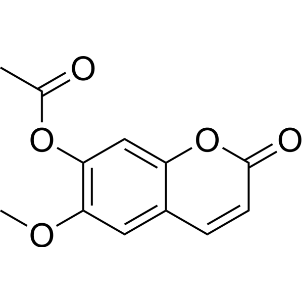Scopoletin acetate Chemical Structure