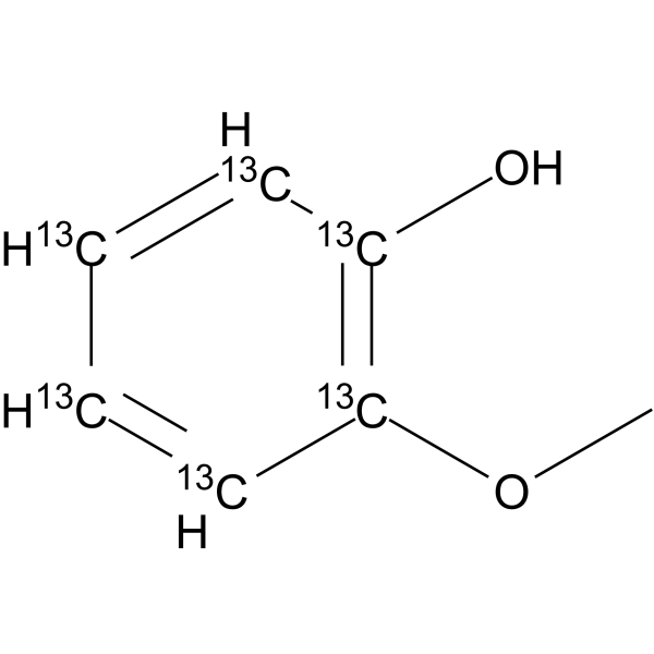 Guaiacol-<sup>13</sup>C<sub>6</sub> Chemical Structure
