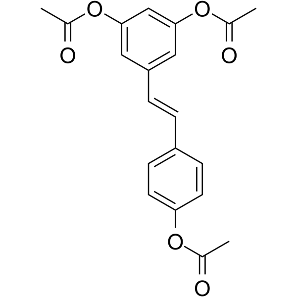 Triacetylresveratrol Chemical Structure