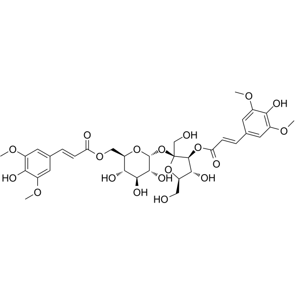 (E)-3',6-Disinapoylsucrose Chemical Structure