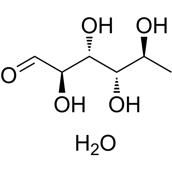 Rhamnose monohydrate Chemical Structure