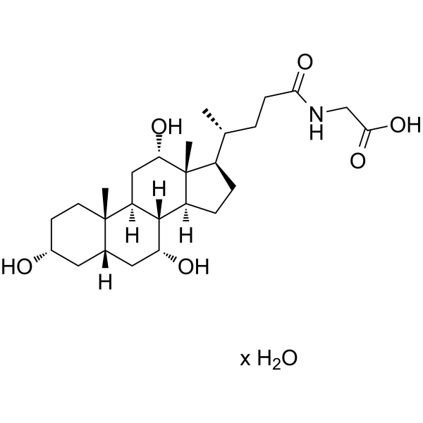 Glycocholic acid hydrate Chemical Structure