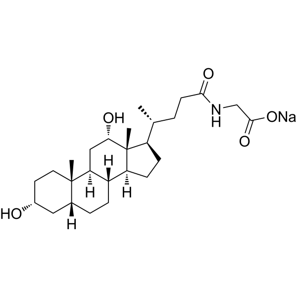 Glycodeoxycholate Sodium Chemical Structure