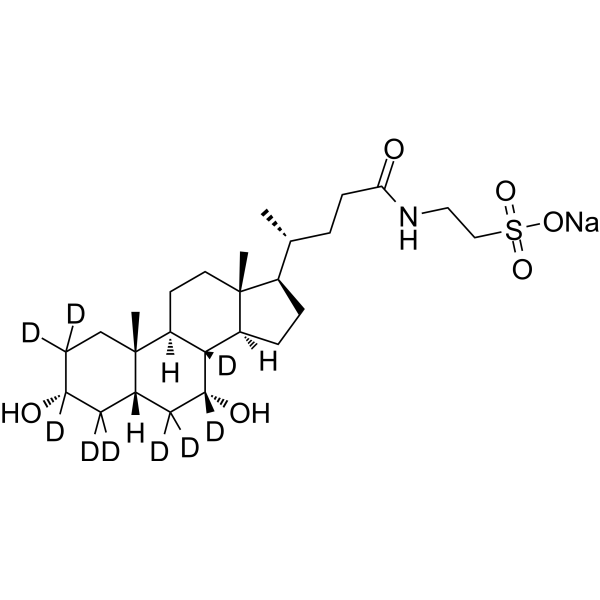Taurochenodeoxycholic acid-<em>d</em>9 sodium