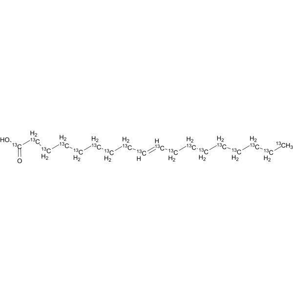 Oleic acid-<sup>13</sup>C<sub>18</sub> Chemical Structure