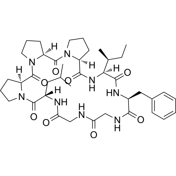 Heterophyllin B Chemical Structure