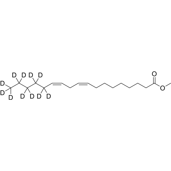 Linoleic Acid-d<sub>11</sub> methyl ester Chemical Structure