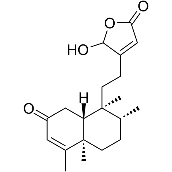 16(R/S)-Hydroxy-3,13Z-kolavadien-15,16-olide-2-one Chemical Structure