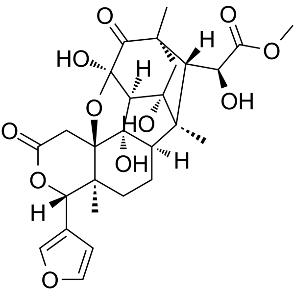 1-O-Deacetyl-2α-hydroxykhayanolide E Chemical Structure