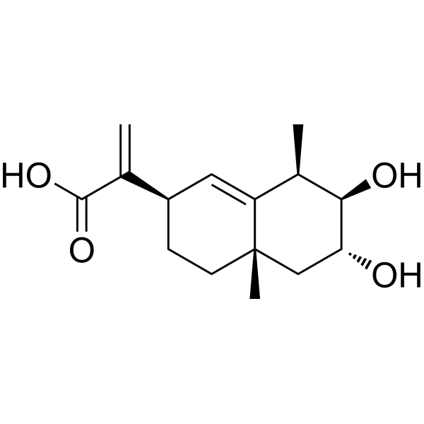 2α,3β-Dihydroxypterodontic acid Chemical Structure