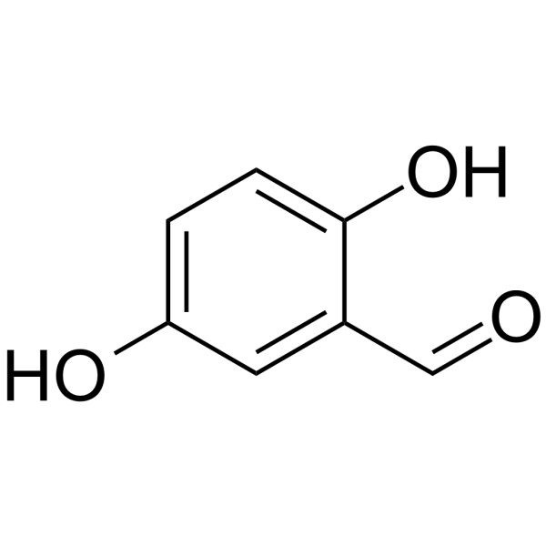 2,5-Dihydroxybenzaldehyde Chemical Structure