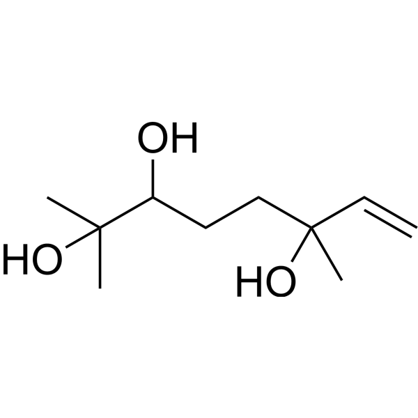 3,7-Dimethyloct-1-ene-3,6,7-triol Chemical Structure