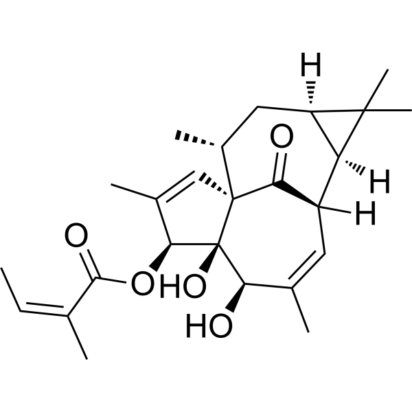 20-Deoxyingenol 3-angelate Chemical Structure