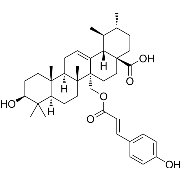 27-p-Coumaroyloxyursolic acid Chemical Structure