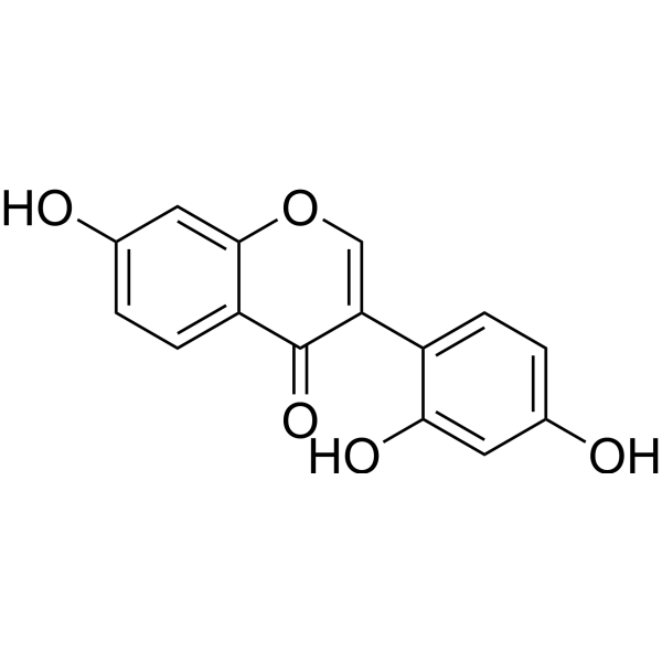 2′-Hydroxydaidzein Chemical Structure