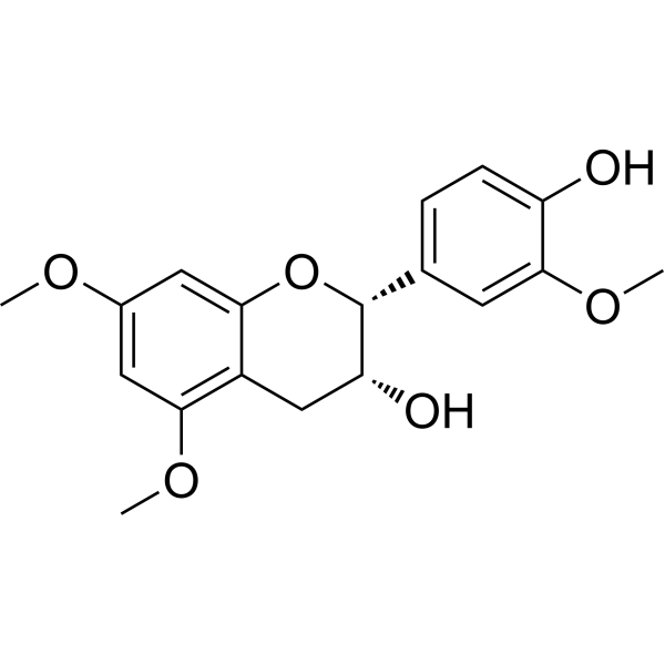 5,7,3'-Tri-O-methyl (-)-epicatechin Chemical Structure