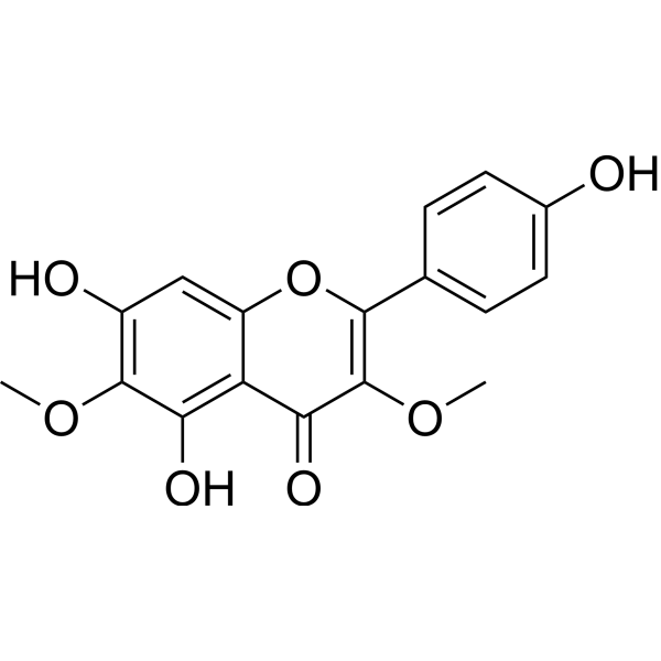 3,6-Dimethoxyapigenin Chemical Structure