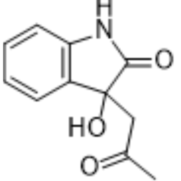 3-Acetonyl-3-hydroxyoxindole Chemical Structure
