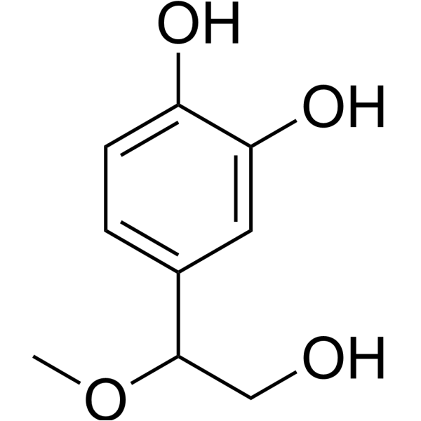 4-(2-Hydroxy-1-methoxyethyl)-1,2-benzenediol Chemical Structure