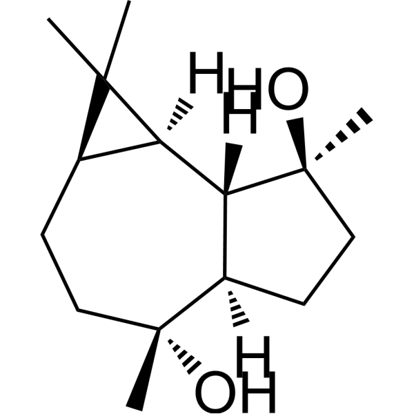 Aromadendrane-4β,10α-diol Chemical Structure