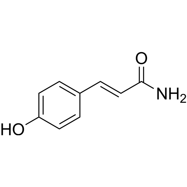 (E)-p-Coumaramide Chemical Structure