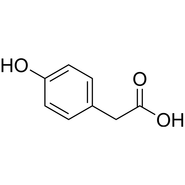 4-Hydroxyphenylacetic acid Chemical Structure