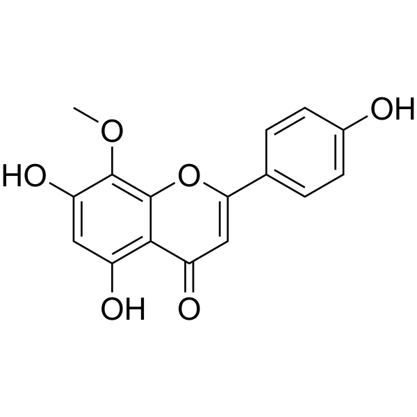 4′-Hydroxywogonin Chemical Structure