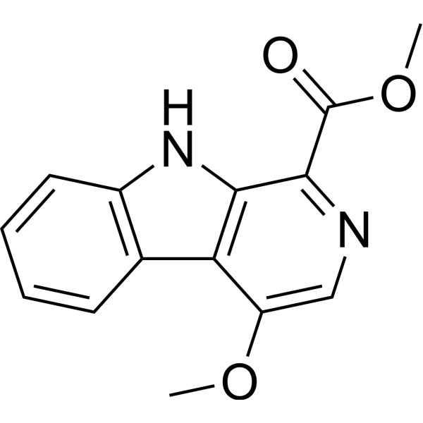 4-Methoxy-β-carboline-1-carboxylic acid methylester Chemical Structure