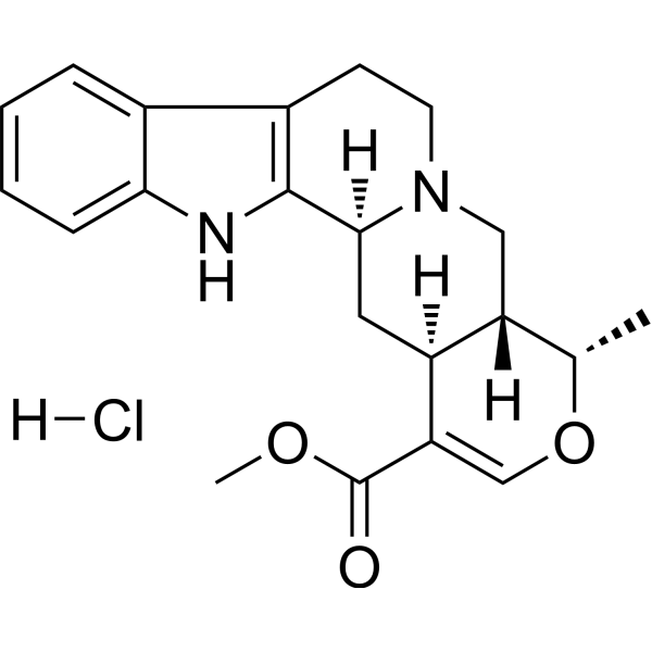 Ajmalicine hydrochloride Chemical Structure