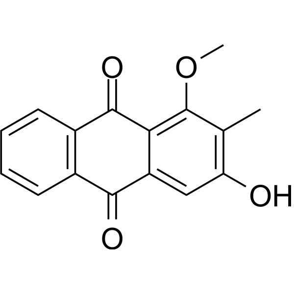 Rubiadin-1-methyl ether Chemical Structure