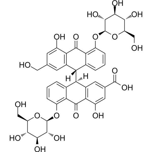 Sennoside D Chemical Structure