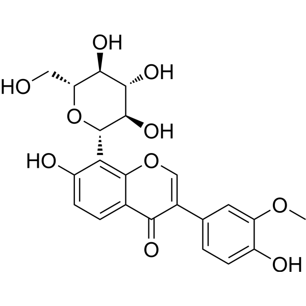 3'-Methoxypuerarin Chemical Structure